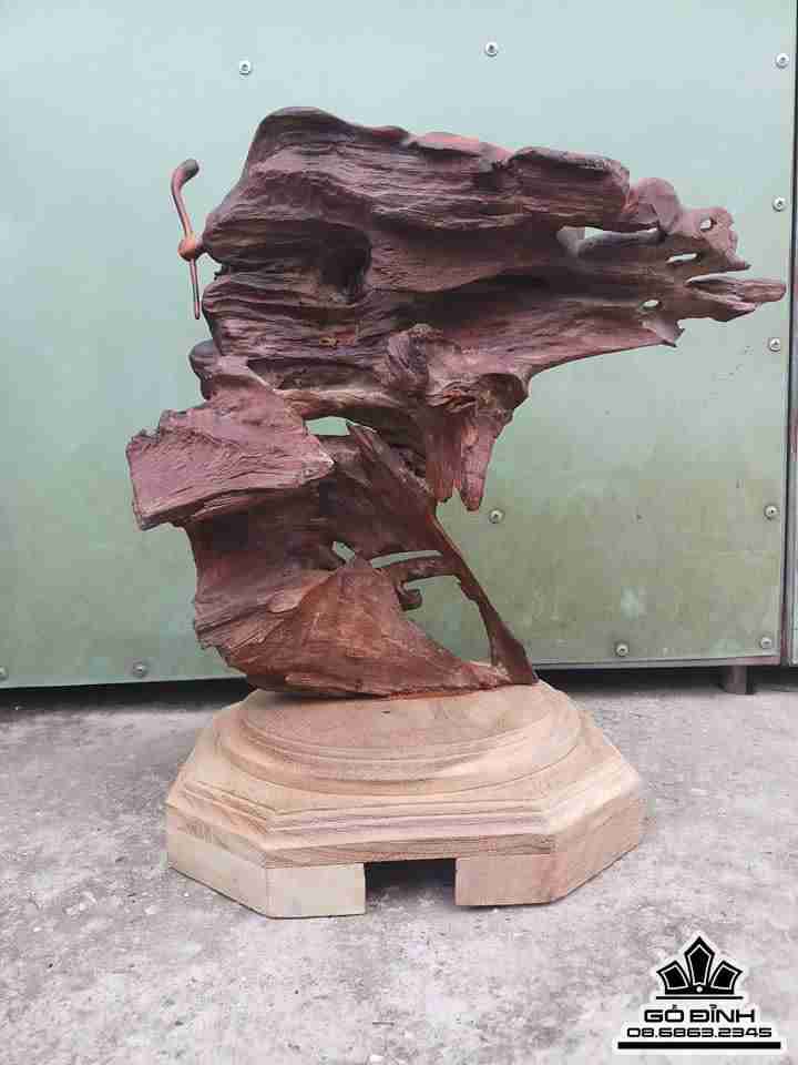 Đạt ma xuất quyền gỗ trắc đỏ đen  4