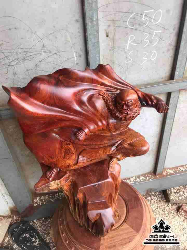 Đạt ma gỗ hương 3