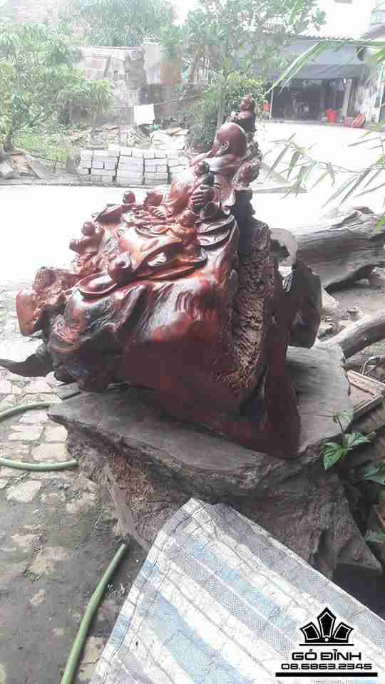 Phật di lặc và tam phúc gỗ sụn hương  8