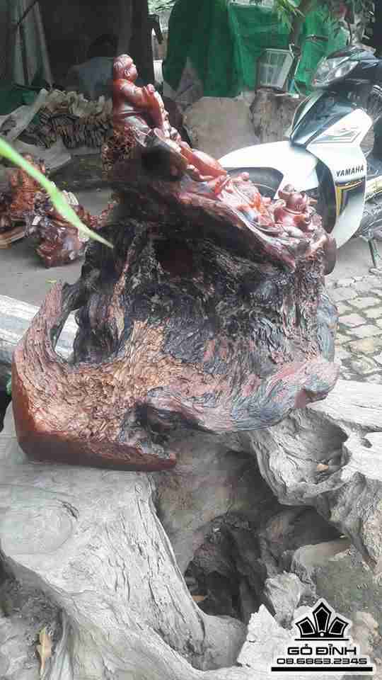 Phật di lặc và tam phúc gỗ sụn hương  10