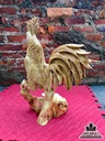 Gà phú quý gỗ nu nghiến 3