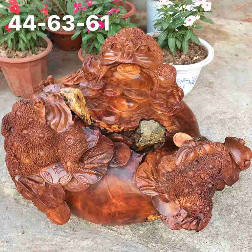 Tam cóc chấn lộc gỗ hương  6