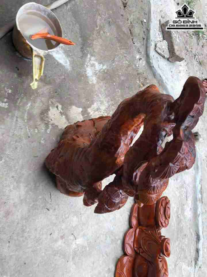 Phật di lặc ngồi tùng gỗ hương  4