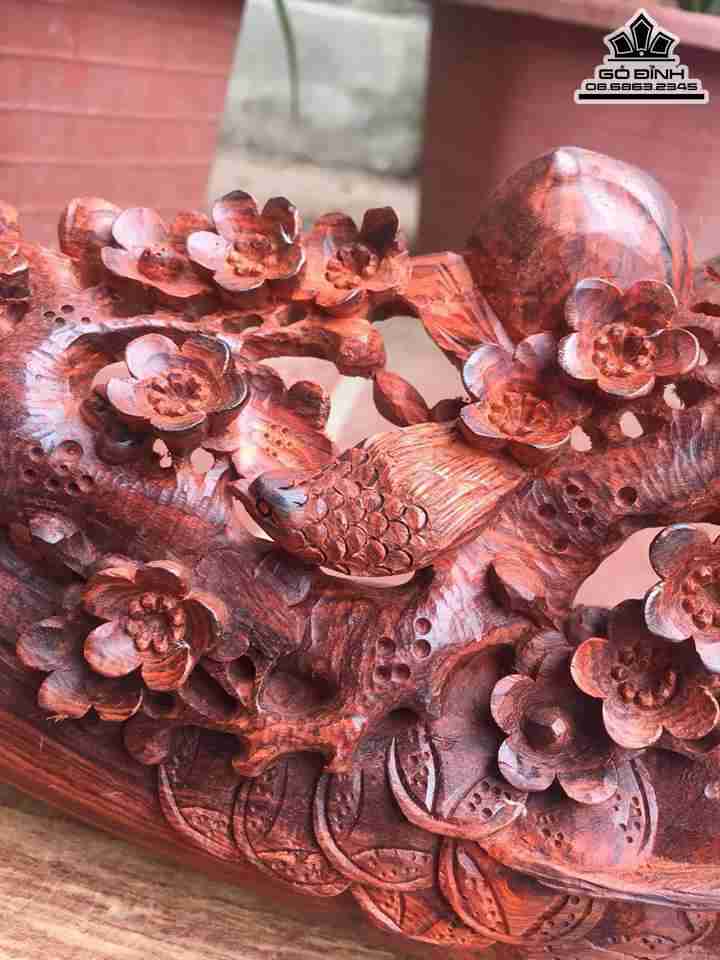 Mai điểu gỗ trắc đỏ đen  1  