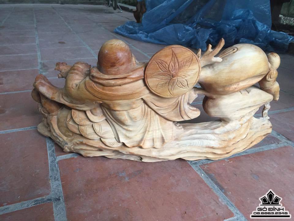 Phật di lặc kéo bao tiền gỗ ngọc am Hà Giang 4 