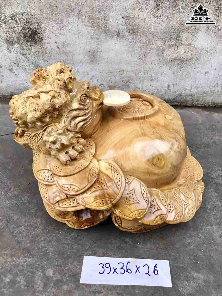 Cóc chấn lộc gỗ nu nghiến  2