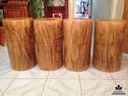 Bộ 4 đôn gỗ hương Gia Lai  2