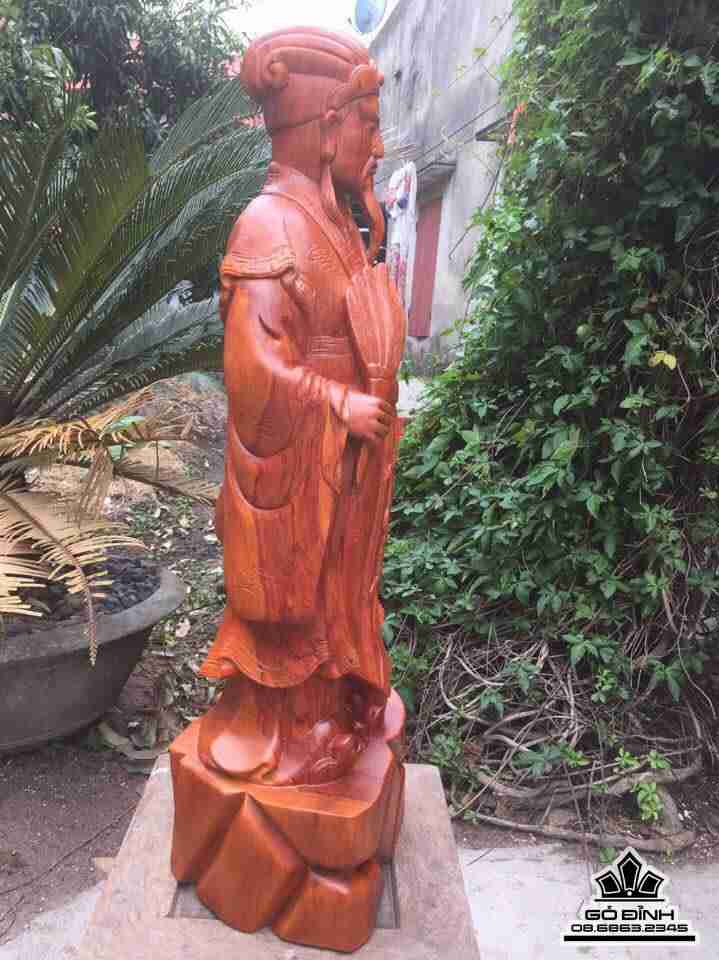 Gia cát lượng gỗ hương 70x23x18 2