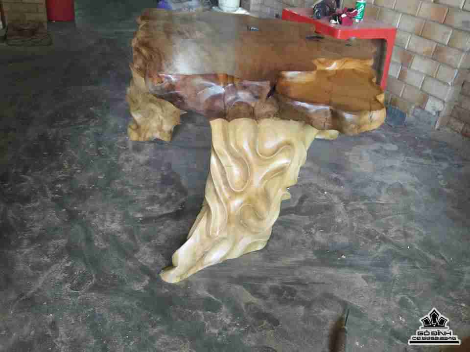 Bàn trà gỗ xá xị gù hương