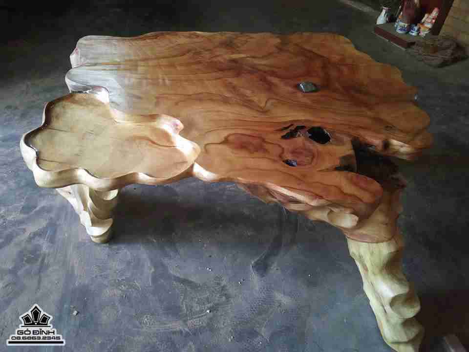 Bàn trà gỗ xá xị gù hương