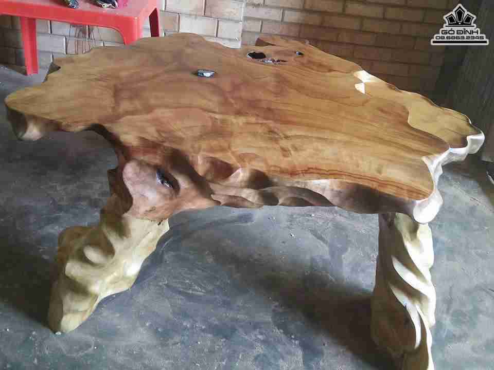 Bàn trà gỗ xá xị gù hương