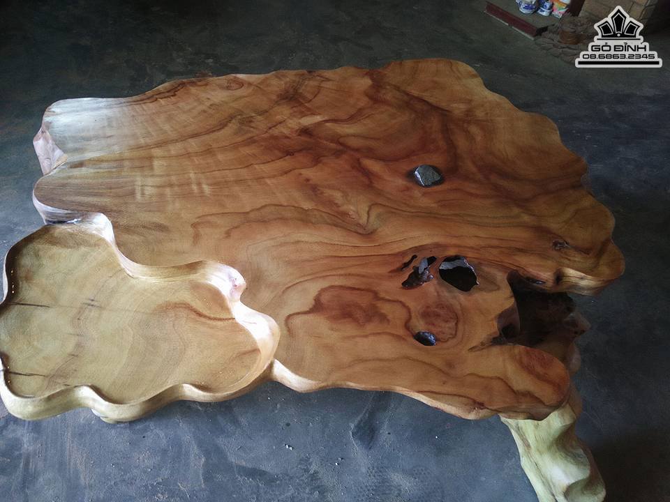 Bàn trà gỗ xá xị gù hương