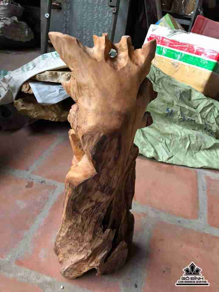 Cụ thọ gỗ ngọc am thơm 55x22x16 3