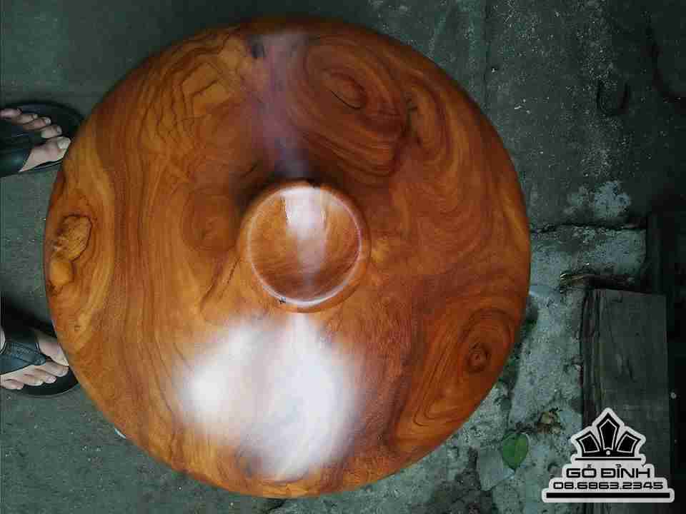 Chum phú quý gỗ gõ đỏ đường kính  45 cao 22 9