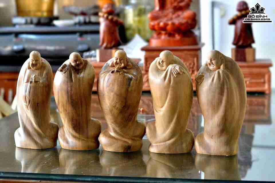 Ngũ phúc gỗ bách xanh thơm 20x10x6 1