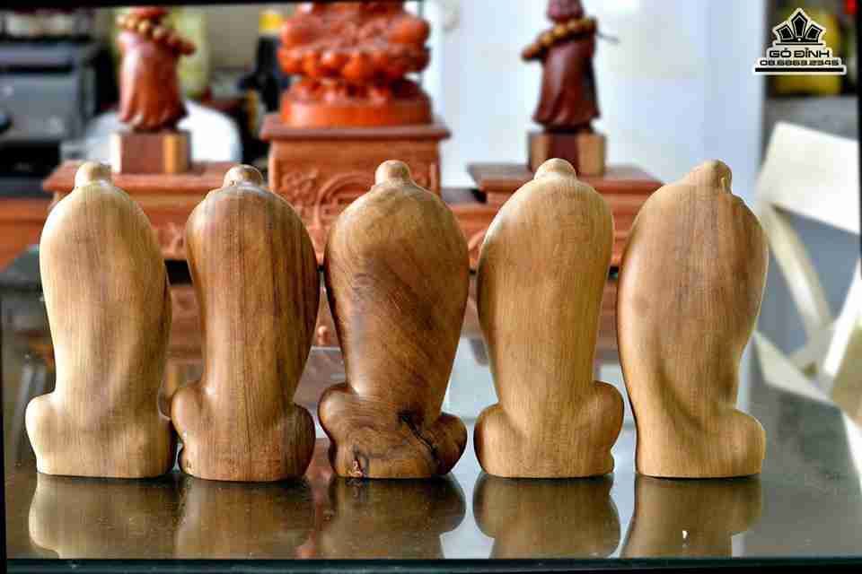 Ngũ phúc gỗ bách xanh thơm 20x10x6 2