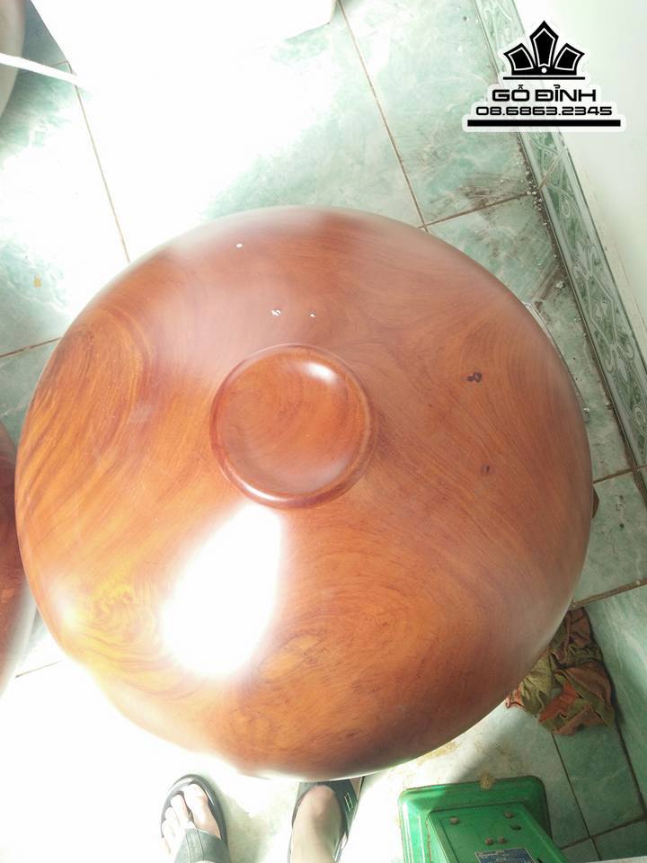 Chum phú quý gỗ gõ đỏ đường kính 60 cao 42