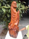Đạt ma sư tổ gỗ hương 79x30x22