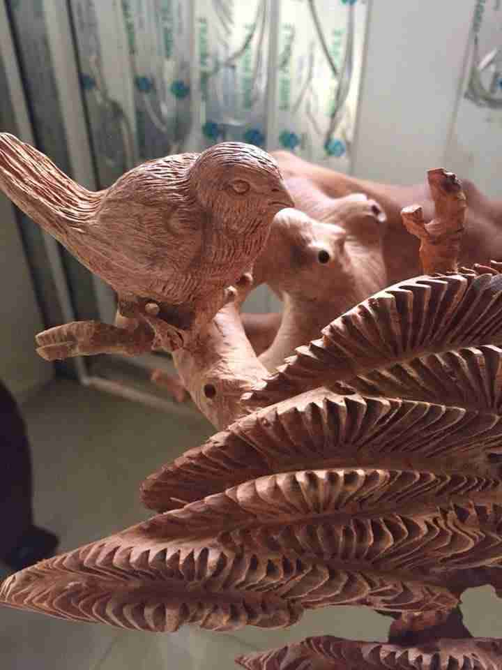 Tiểu đồng chăn trâu gỗ hương 78x56x35 2