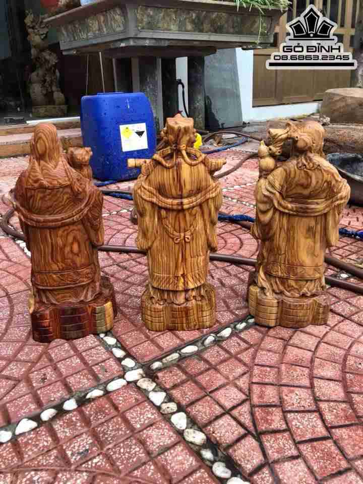 Tam đa gỗ hương vân cao 40 1