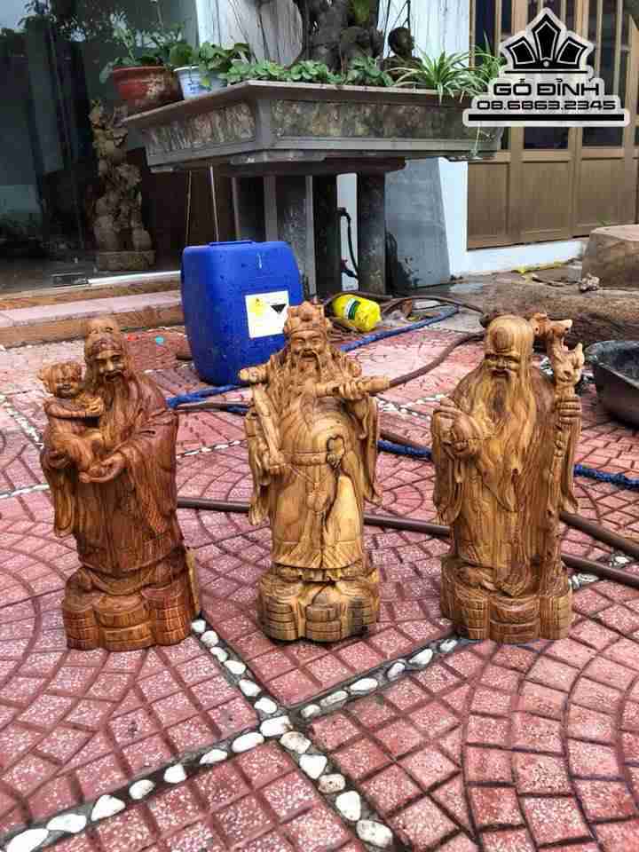 Tam đa gỗ hương vân cao 40 2