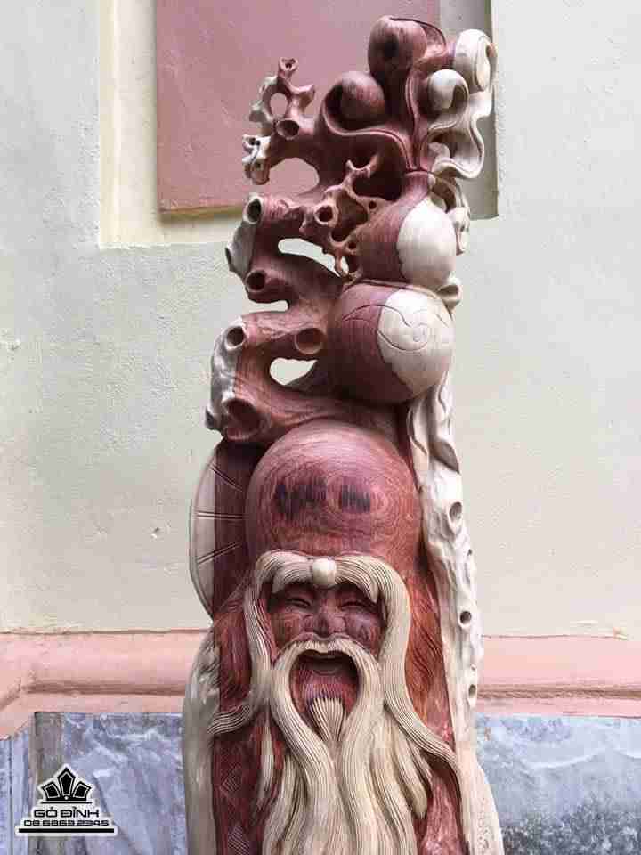 Cụ  thọ gỗ hương 1m06x26x25 5