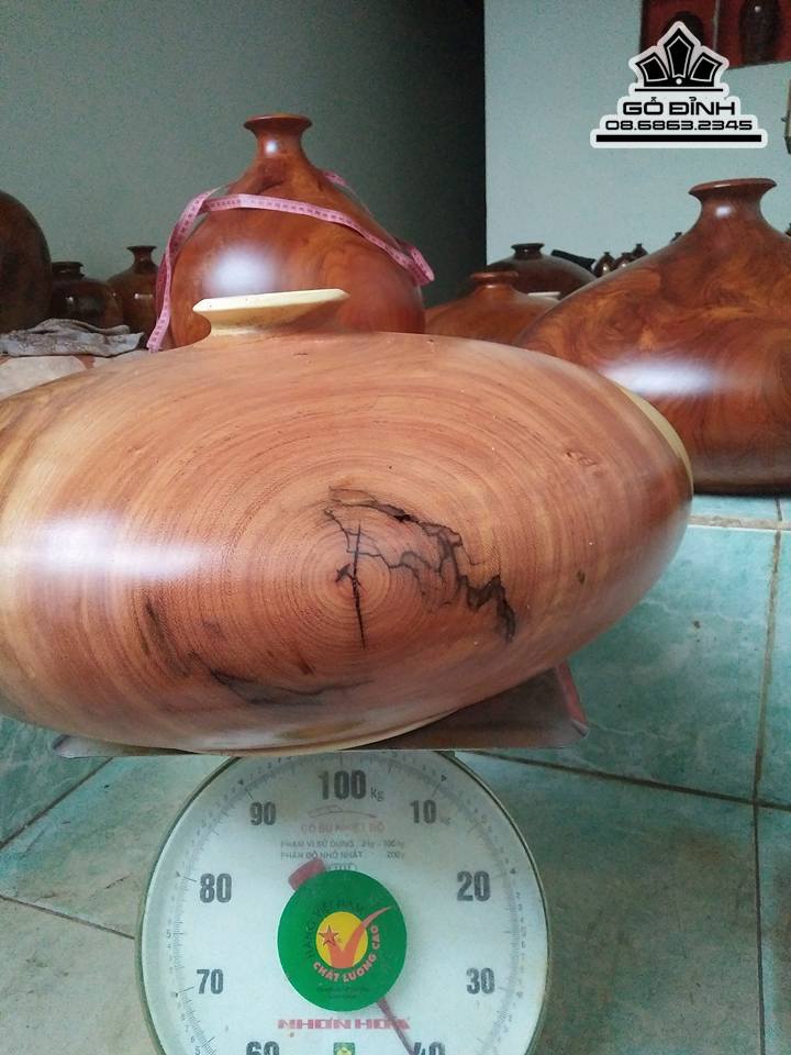 Chum phú  quý gỗ gõ  đỏ đường kinh 55 cao 26 3