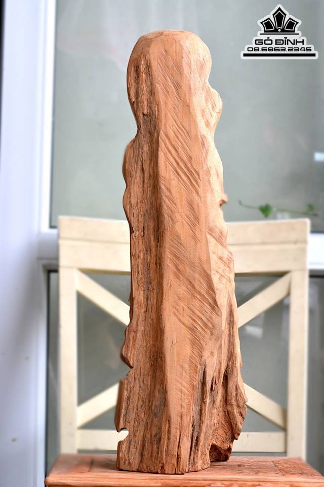 Phật bà gỗ ngọc am thơm nức56x18x18 2