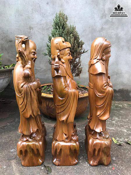 Tam đa gỗ bách xanh 50x18x11 3