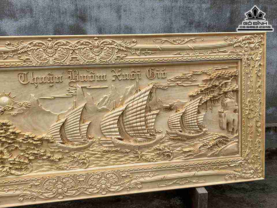 Tranh-Thuan-Buom-Xuoi-Gio-Go-Doi-Bo-Ma-5