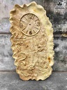 Đồng Hồ Anh Hùng Tương Ngộ gỗ nu nghiến  cao 74 rộng 41 dày 2.3 (cm)
