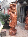 Tượng Đạt Ma Sư Tổ gỗ hương đá nhập  cao 2m rộng 55 dày 45 (cm)