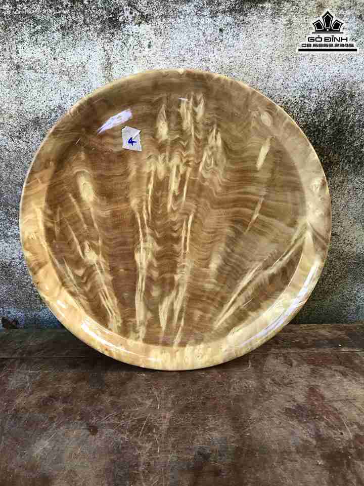 Đĩa Gỗ Nu Nghiến  Đường Kính 28.5 Dày 3.5 (cm)