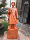 Tượng Trần Quốc Tuấn gỗ hương đá nhập  cao 80 rộng 22 dày 21 (cm)