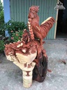 Gia đình gà gỗ hương  cao 106 rộng 85 dày 47 (cm)