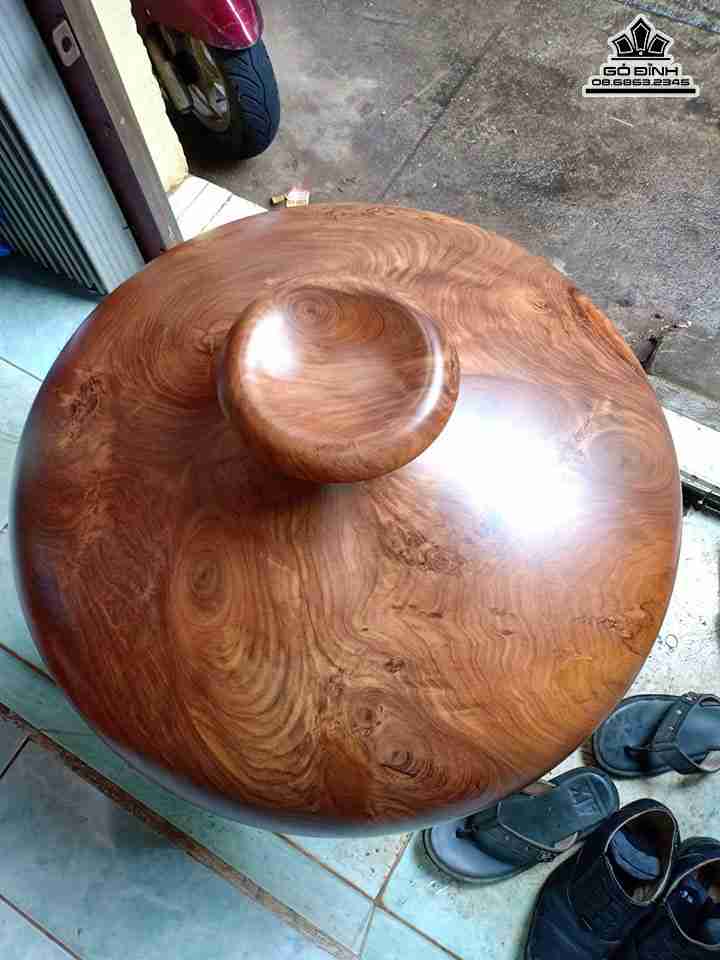 Chum phú quý gỗ gõ đỏ (cate)  đường kính 61 cao 43 (cm)