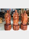 Tam đa phúc lộc thọ gỗ hương việt  cao 80 rộng 30 dày 30 (cm)