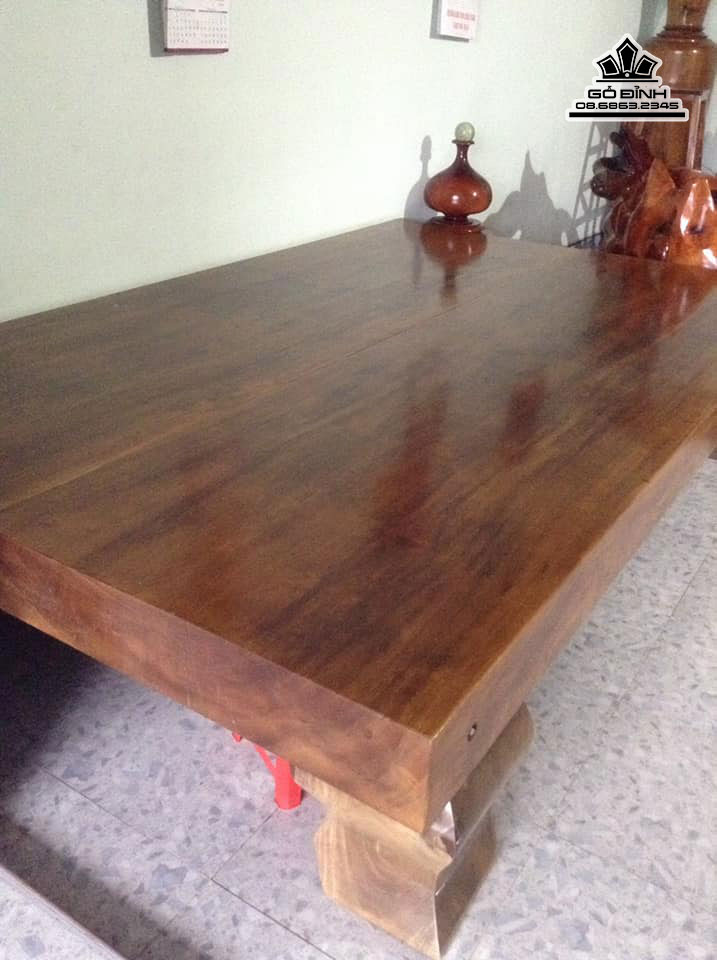 Bộ sập gỗ phay  dài 3m17 rộng 1m97 dày 18cm cao 64cm