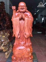 Phật di lặc chúc phúc gỗ hương  cao 80 rộng 30 sâu 22 (cm)