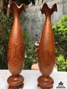 Cặp tỳ bà gỗ hương  cao 60 đường kính 12,5 (cm)
