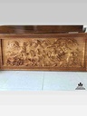 Tranh mã đáo thành công gỗ pơ mu nguyên tấm  rộng 60 dài 150 dày 6 (cm)
