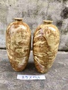 Cặp bình phú quý gỗ nu nghiến  cao 29 đường kính 13,5 (cm)