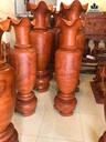 Lục bình gỗ hương Nam Phi cao 1m6 đường kính 45 (cm) 1 cặp