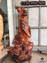 Đạt ma xuống núi gỗ hương  cao 120 rộng 50 dày 65 (cm)