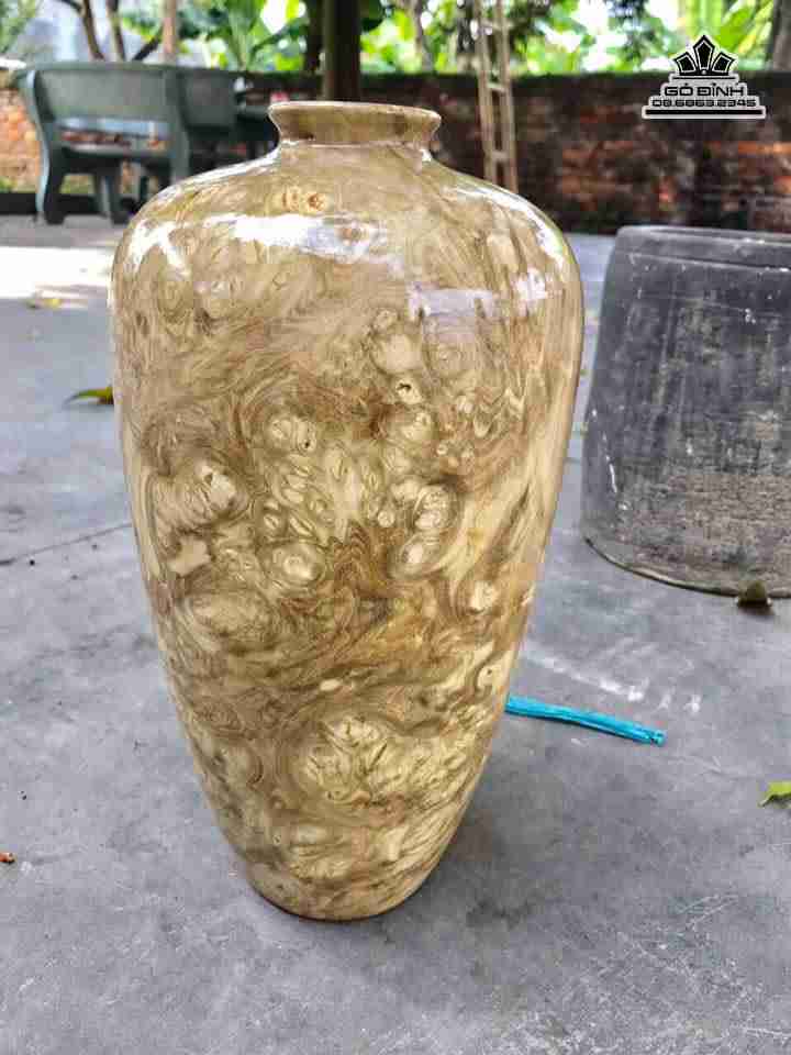 Chum phú quý gỗ nu nghiến  cao 31.5 đường kính 17 (cm)