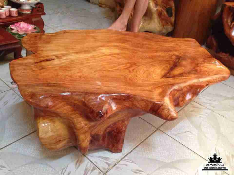 Bàn trà nhật gỗ hương  CAO 26 MẶT 83-60