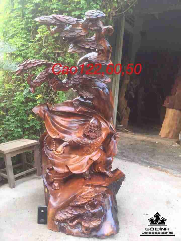 Đạt ma gỗ hương  1m2x60x50