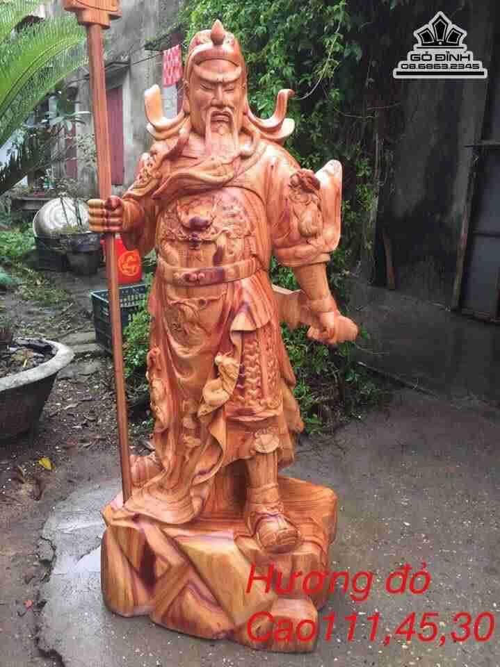 Quan công gỗ hương nam phi  111x45x30 