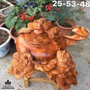 Tam cóc chấn lộc gỗ hương  25x53x48