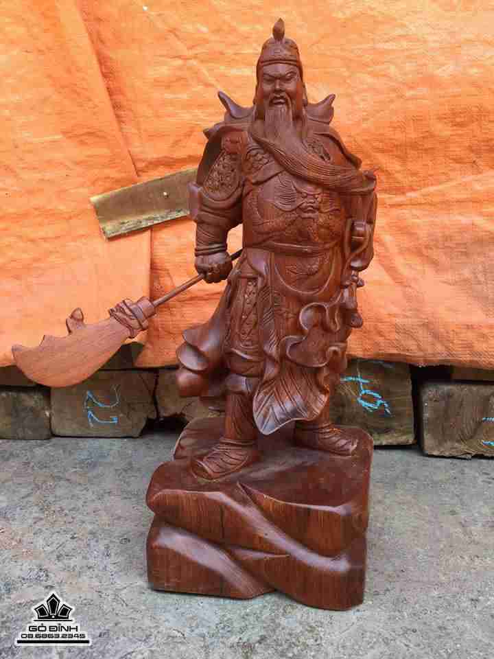 Quan công gỗ hương cao  50